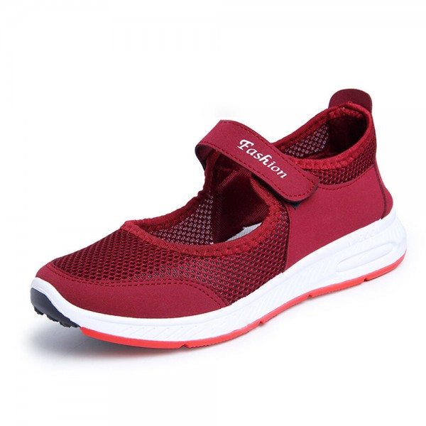 Women Sneakers Hollow Out Breathable Backless Casual Shoes 