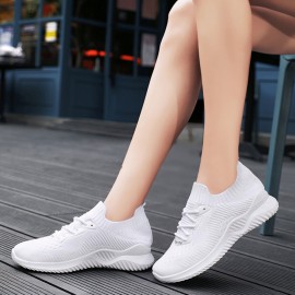 Women Mesh Running Slip On Sock Casual Sport Shoes