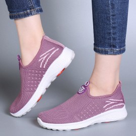 Women Large Size Mesh Comfy Breathable Outdoor Casual Running Sneakers