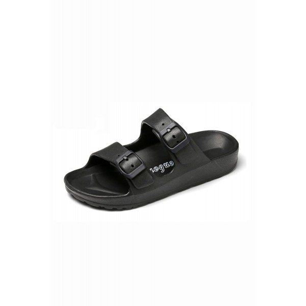 Black Girl Buckle Sandals 